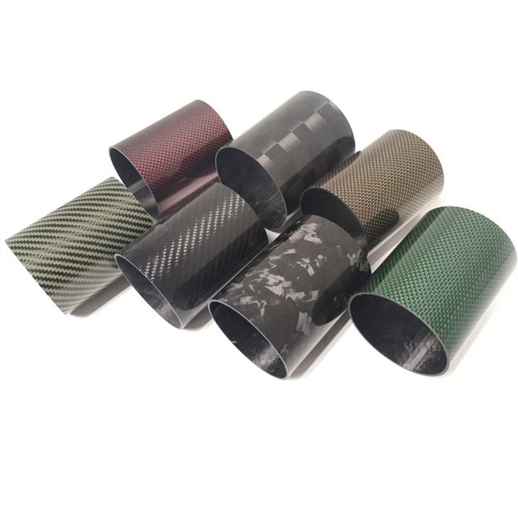Colored Carbon Fiber Tube For Shisha Pipe