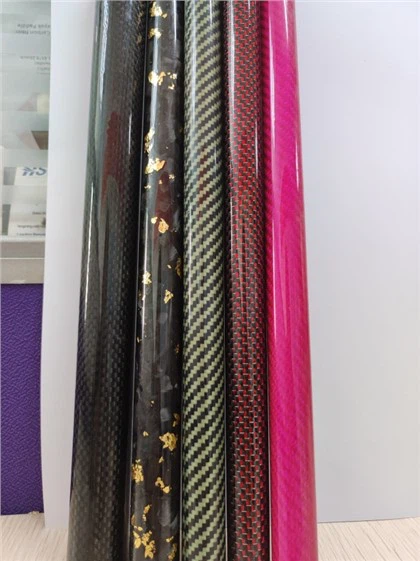 Kolfiber Färgglad Tunn Knöl